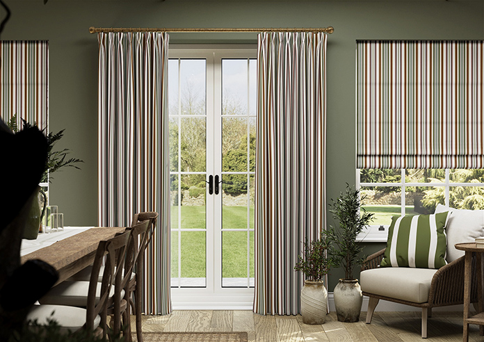 The British Stripe Co. Elizabeth, Highlands No.1 - Made to Measure Curtains - Image 3